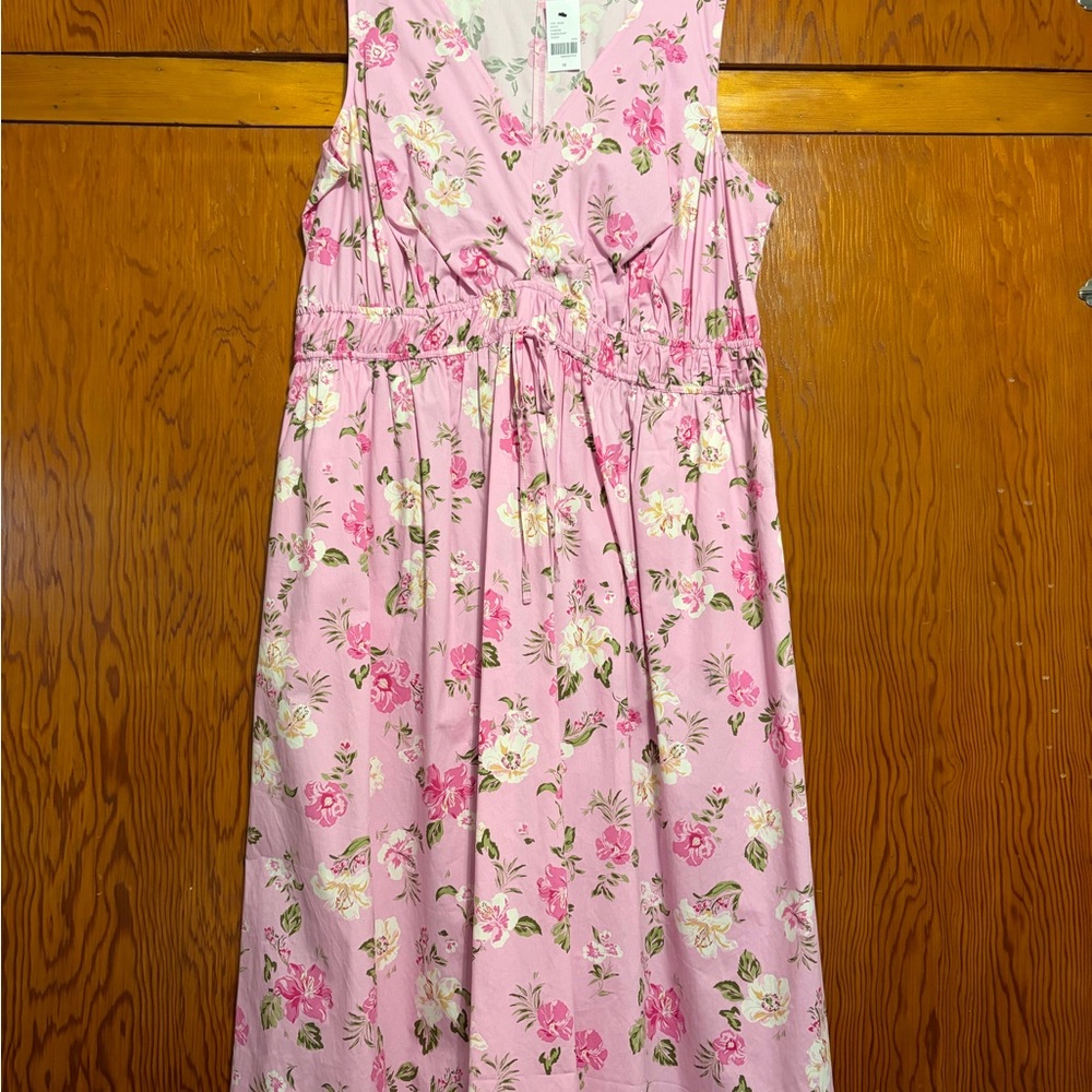 Lane Bryant Pink Floral Dress